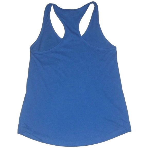 Next Level Tank Top Blue Racerback Rooster Funny Comedy Summer Retro Plus 2X XXL - Picture 4 of 8